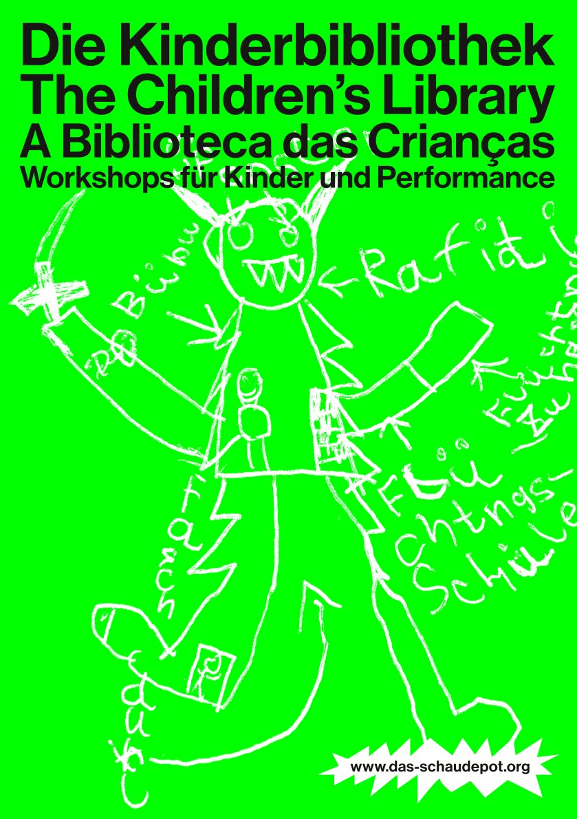 Die Kinderbibliothek. The Children´s Library. A Biblioteca das Crianças – Workshops für Kinder und Performance, Theater Rampe Stuttgart, 6.+7.7.2024, 16 Uhr: Wir erfinden gemeinsam eine Bücherei! Welche Geschichten, Räume, Menschen, Geräusche dürfen nicht fehlen? Wir zeichnen, tanzen, singen, erzählen und bauen diese Bücherei. Wir sind diese Bücherei!